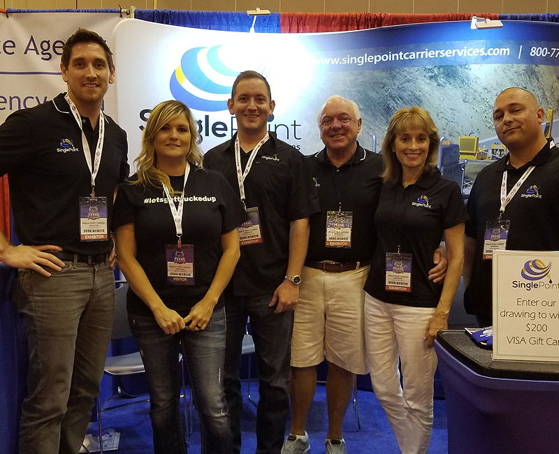Single Point Carrier Services Team At The Texas Trucking Show